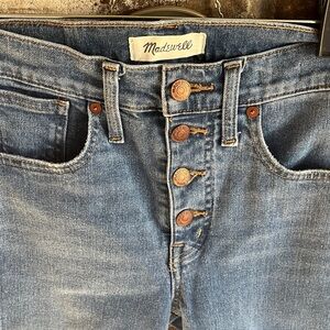 Madewell High Rise Skinny Blue Jeans